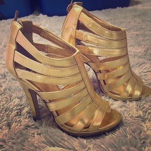 Gold heels